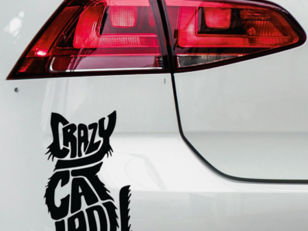 Crazy Cat Lady Car Sticker Supply