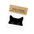 Peeking Cat Sticker Supply