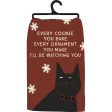 I ll Be Watching You Christmas Cat Dish Towel Cheap