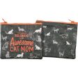 Awesome Cat Mom Zipper Wallet Cheap