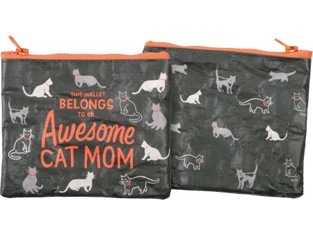 Awesome Cat Mom Zipper Wallet Cheap