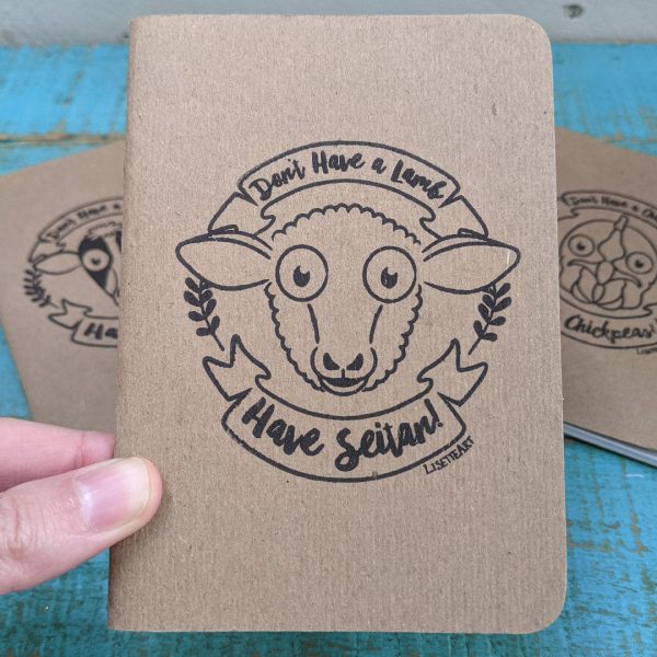 Don t Have a Lamb, Have Seitan!  Mini Pocket Notebook Online Hot Sale