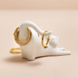 Stretching Cat Ring Holder Hot on Sale