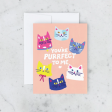 Purrfect To Me Cat Greeting Card Online