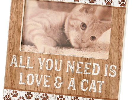 Love And A Cat Picture Frame Online Hot Sale