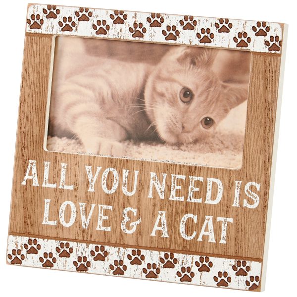 Love And A Cat Picture Frame Online Hot Sale