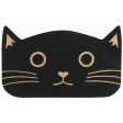 Black Cat Shaped Doormat Hot on Sale