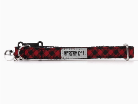 Buffalo Plaid Cat Collar Online Hot Sale