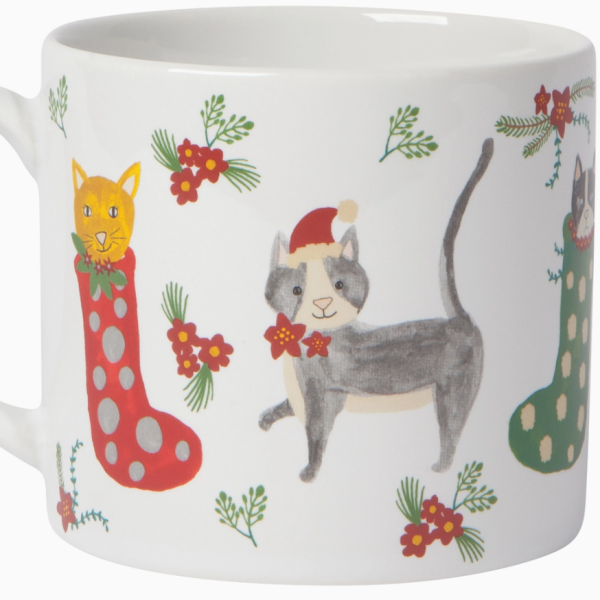 Meowy Christmas Mug Fashion