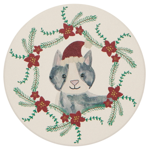 Meowy Christmas Coasters (Set of 4) Cheap