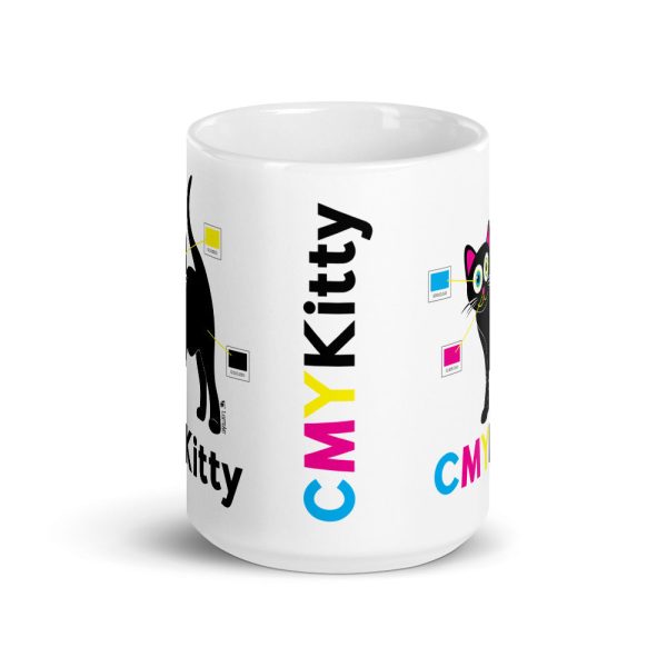 CMYKitty  Large Cat Coffee Mug Supply