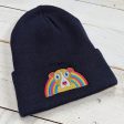 Dog with Rainbow - Cuffed Beanie Hat For Cheap