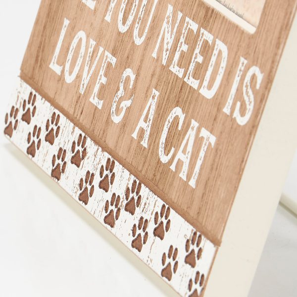 Love And A Cat Picture Frame Online Hot Sale