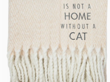 A House Is Not A Home Without A Cat Blanket For Sale