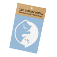 Yin Yang Cats Car Sticker Discount