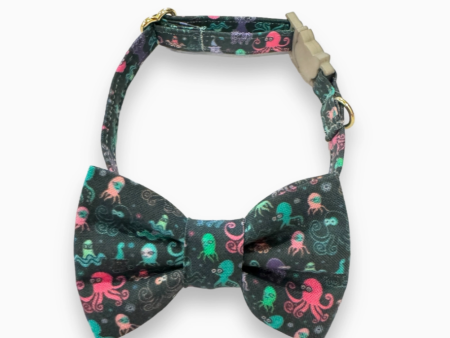 Sea Creatures Bow Tie And Collar Set For Cheap