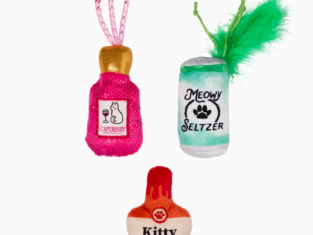 Kitten My Drink On Cat Toy Set For Sale