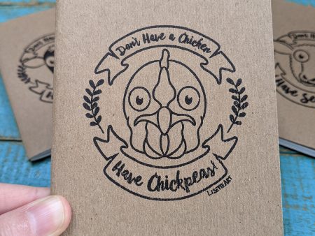 Don t Have a Chicken, Have Chickpeas!  Mini Pocket Notebook For Sale