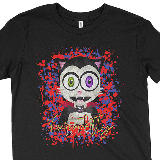 Vampurrrkitty  Vampire Cat Youth T-Shirt Online Sale