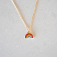 Over The Rainbow Cat Necklace For Sale