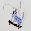 Skater Cat Gift Tags For Cheap