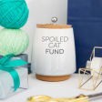 Spoiled Cat Fund Money Jar Online Hot Sale