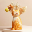 Tabby Cat Vase Cheap