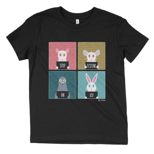 Stop Animal Testing  Youth T-Shirt For Sale