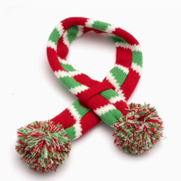 Holiday Stripe Cat Scarf Online now