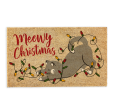 Meowy Christmas Doormat For Sale