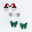 Holiday Cats Trio Earrings Online