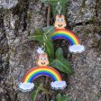 Rainbow Friends - Squirrel  Printed Recycled Acrylic Charm Earrings Online Hot Sale