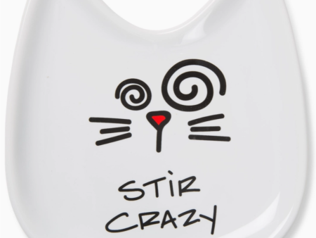 Stir Crazy Cat Spoon Rest Hot on Sale