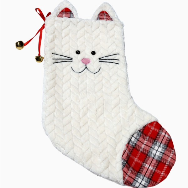 White Cat Stocking Online Hot Sale