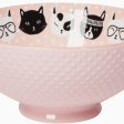 Porcelain Cat Bowls Serving (Set of 3) Discount