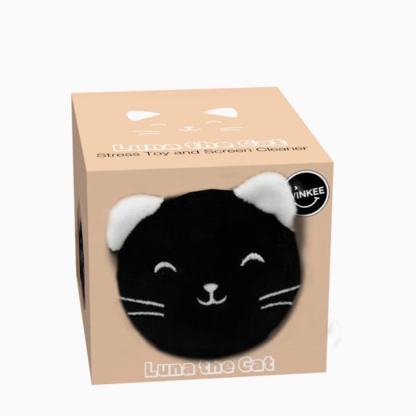 Black Cat Stress Ball Screen Cleaner Supply