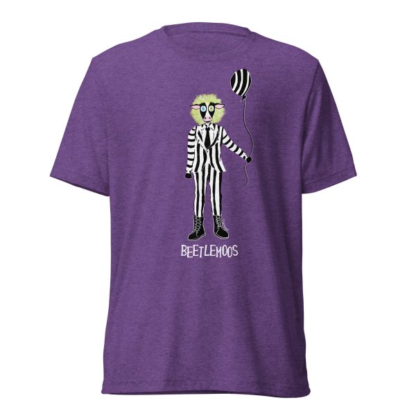 Beetlemoos  Halloween Cow Unisex Tri-blend T-Shirt For Discount