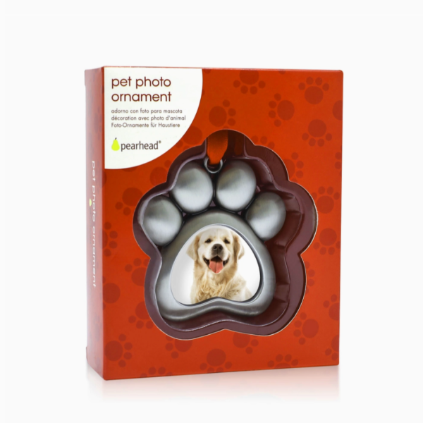 Paw Print Pet Picture Ornament For Discount