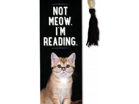 Not Meow Cat Bookmark Supply