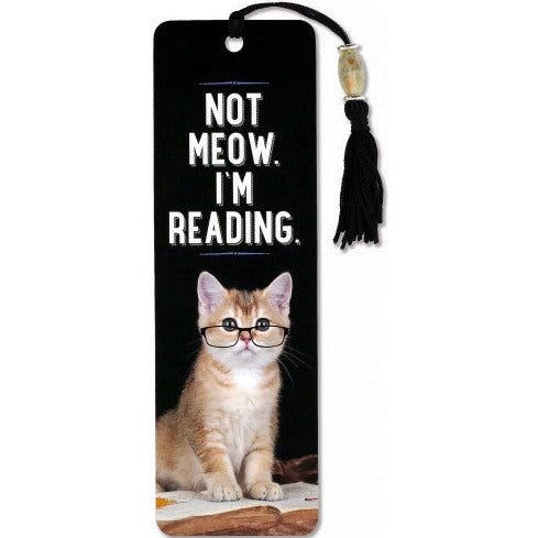 Not Meow Cat Bookmark Supply