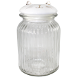 Smiley Cat Glass Jar Cheap