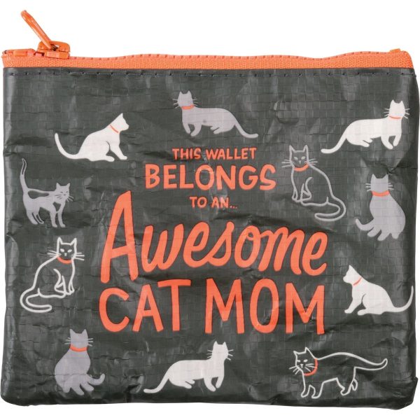 Awesome Cat Mom Zipper Wallet Cheap