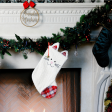 White Cat Stocking Online Hot Sale