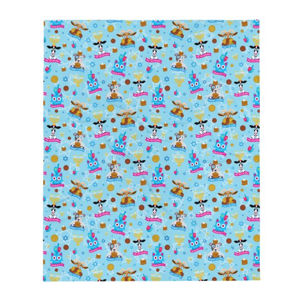 Hanukkah Friends  Hanukkah Animals Throw Blanket Cheap