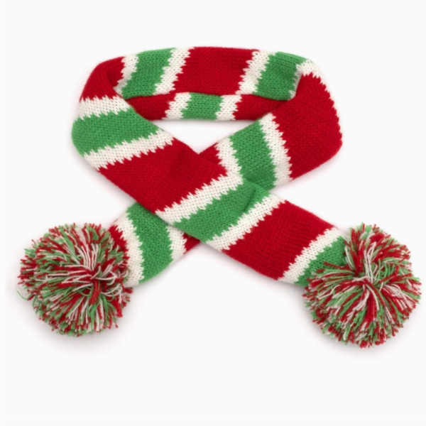 Holiday Stripe Cat Scarf Online now