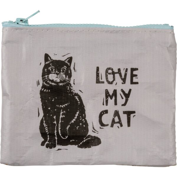 Love My Cat Zipper Pouch on Sale