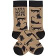 Less People More Cats Socks For Discount