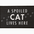 A Spoiled Cat Lives Here Floor Mat Online