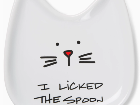 I Licked The Spoon Cat Spoon Rest Discount