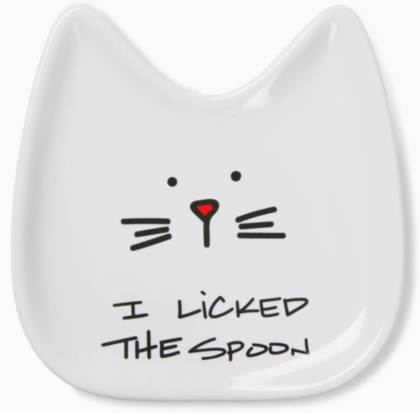 I Licked The Spoon Cat Spoon Rest Discount